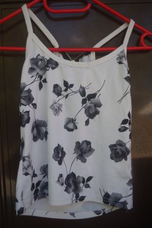 Top - Proposal - S - avec motif floral - mit Blumenmuster