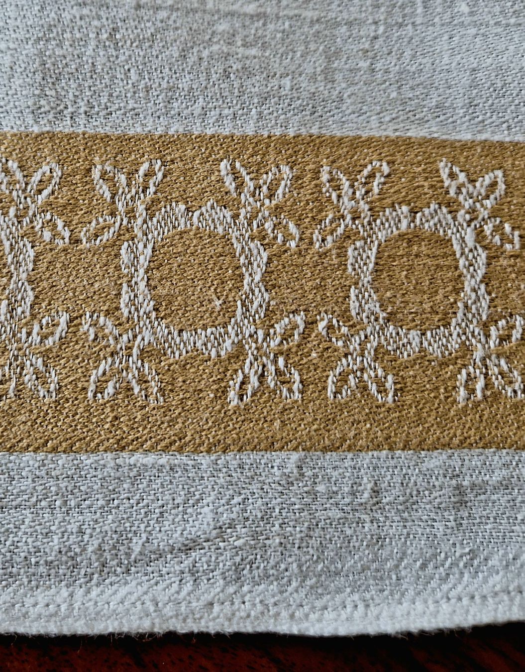 Strofinacci: Geschirrtuch/ Läufer Leinen 119x51cm – Nuovo (secondo la descrizione) da Bern venduto da Antikbatik 2