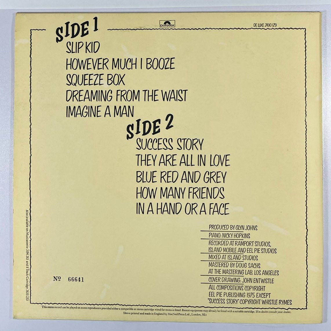 Dischi in vinile: LP: THE WHO - By Numbers (1970) – Usato da Frenkendorf venduto da Yard-Sale-2000 1