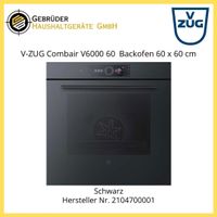 V-ZUG Combair V6000 60 Backofen,TopClean,Spiegelglas Schwarz