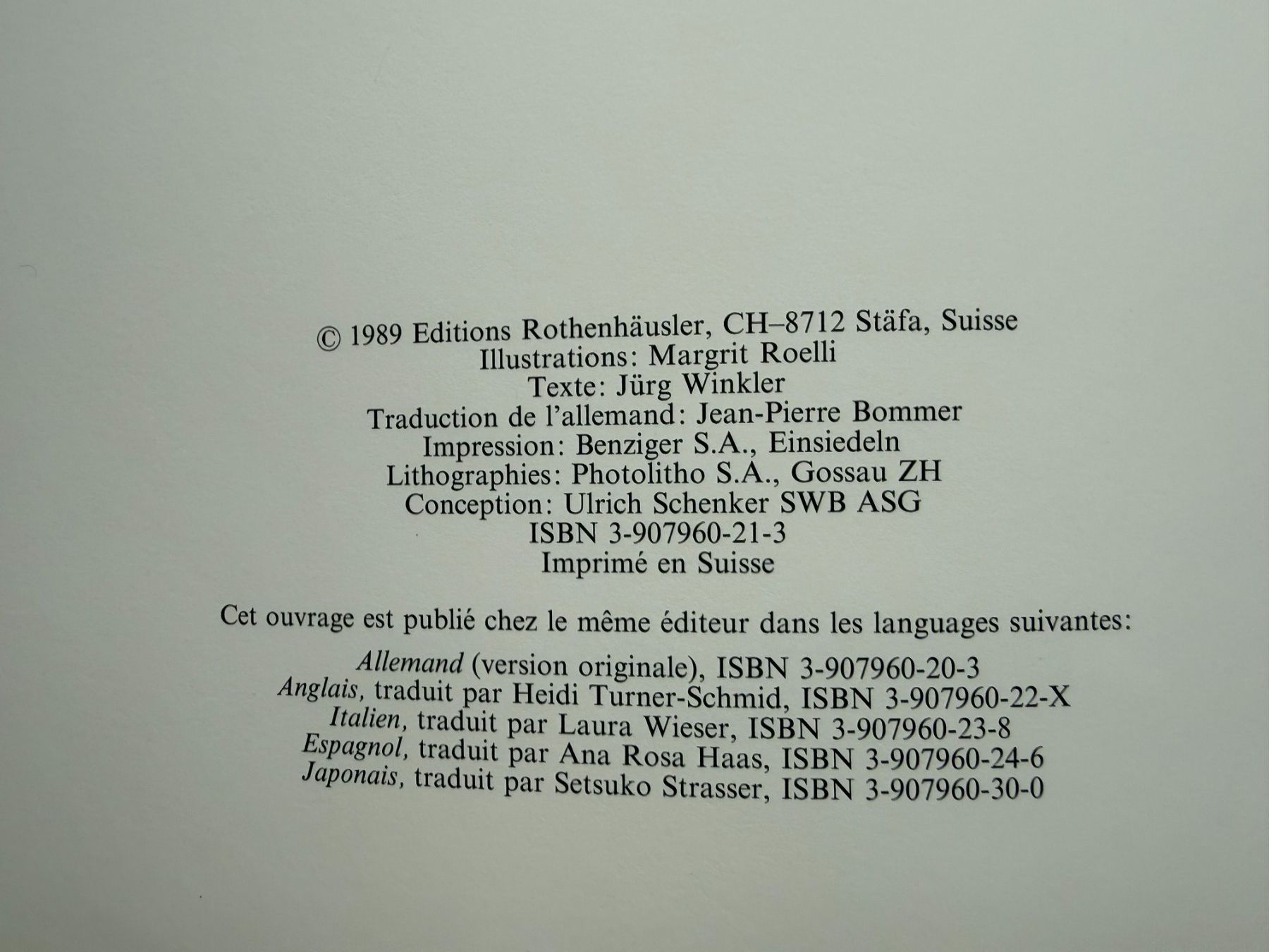 Libri: Bilderbuch   Heidi  en  francais – Usato da Subingen venduto da ArtBead 3