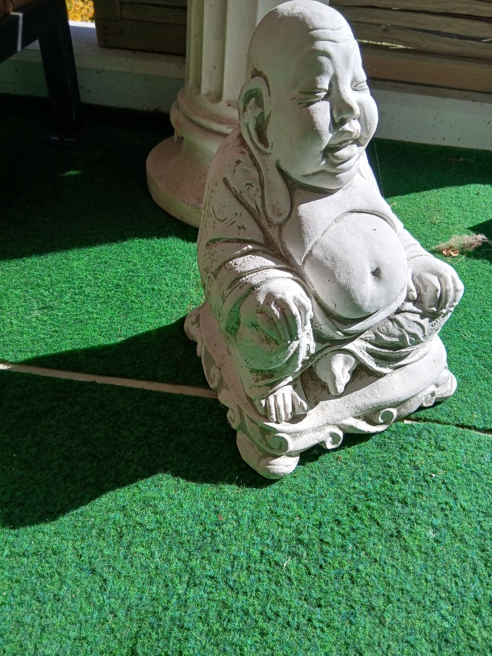 Statuette: Grosse Buddha Figur für Garten oder Terrasse, Top! – Nuovo (secondo la descrizione) da Grosswangen venduto da hans0122 2