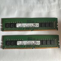 2x DDR4 SK Hynix 16GB Typ PC4-2400T-UB1-11 Set