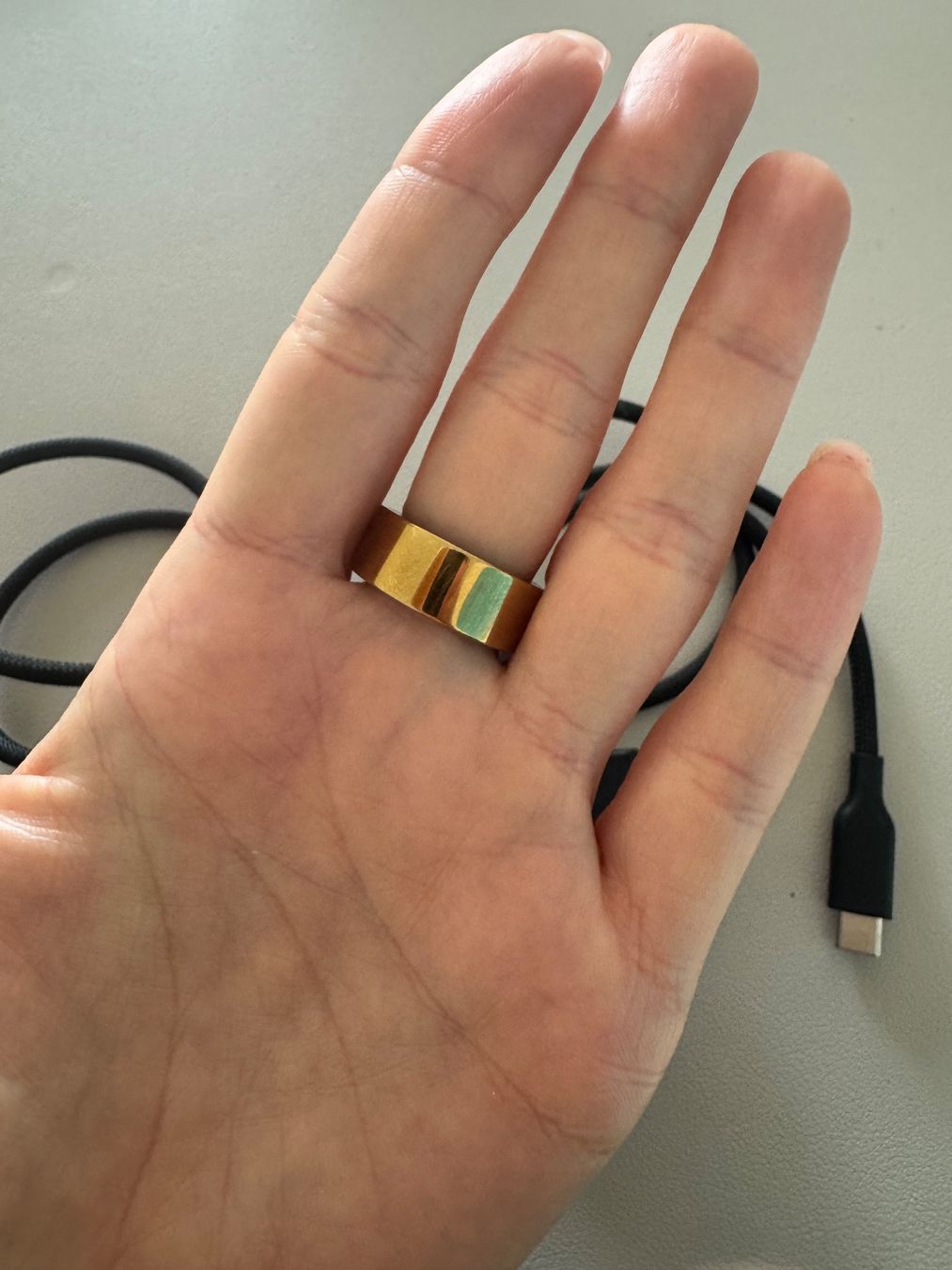 Anelli: Ultrahuman AIR Ring Gold Grösse 6 NEU – Usato da Zürich venduto da sfax 6