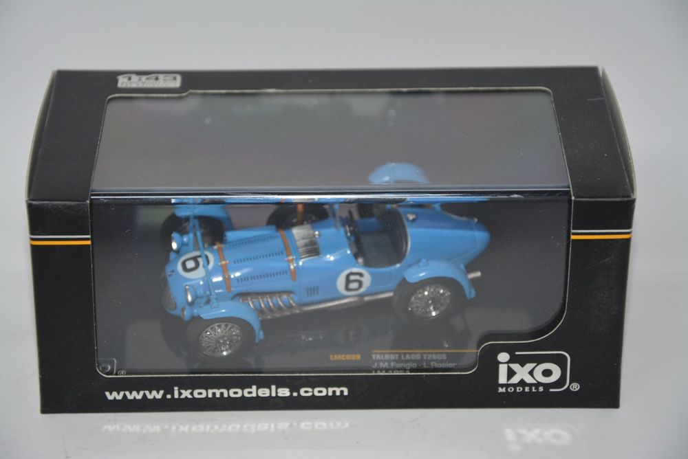 Ixo Models - TALBOT Lago T26GS #7 - Le Mans 1951, escala 1:43