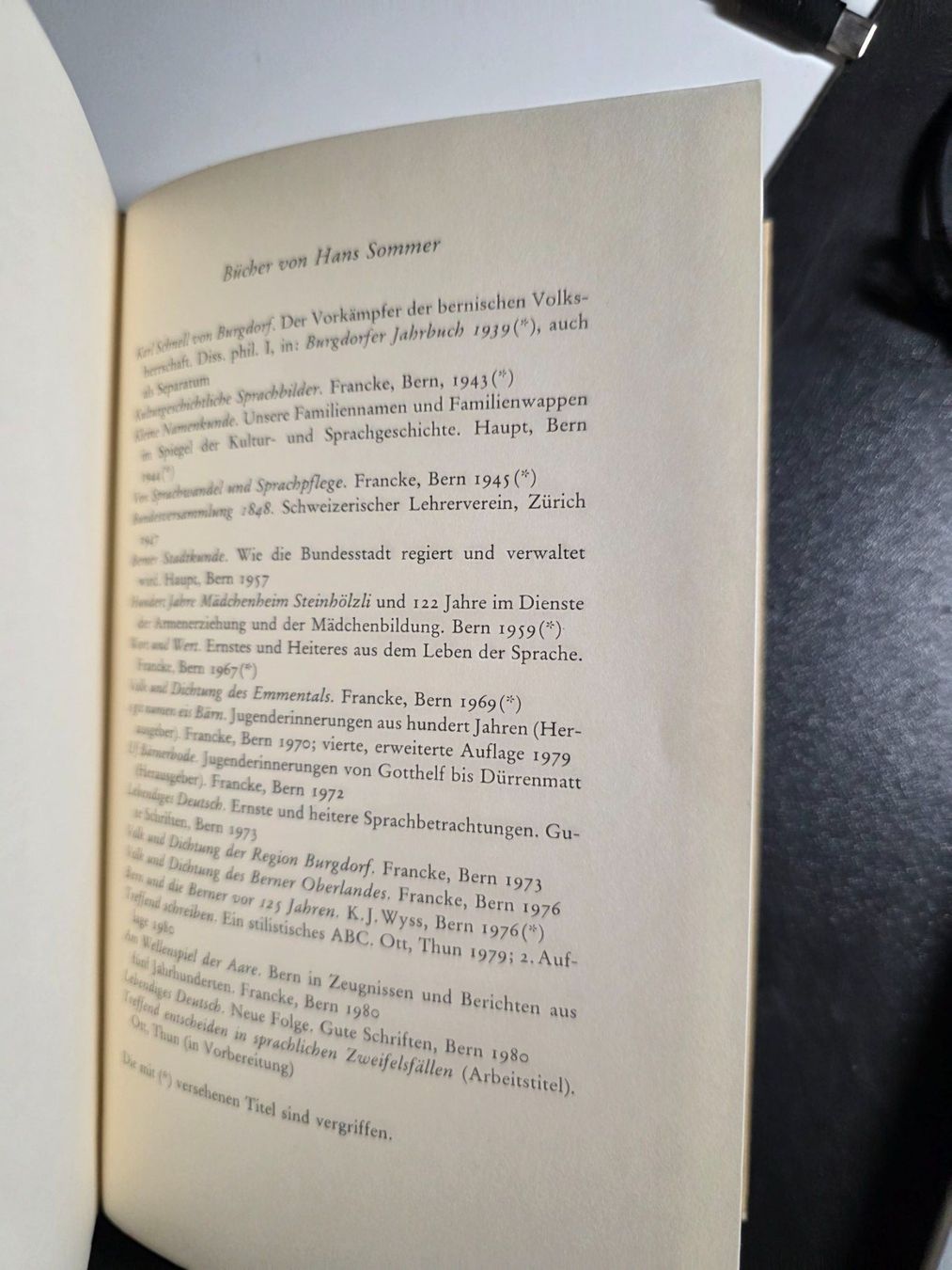 Libri: Hans Sommer - Ein alter Berner erzählt - 1983 – Usato da Walterswil BE venduto da Lonitti 7