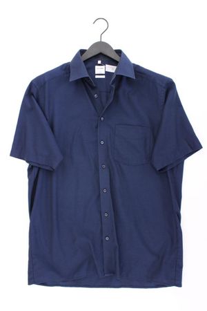 Olymp Kurzarmhemd Gr. Hemdgröße 41 blau