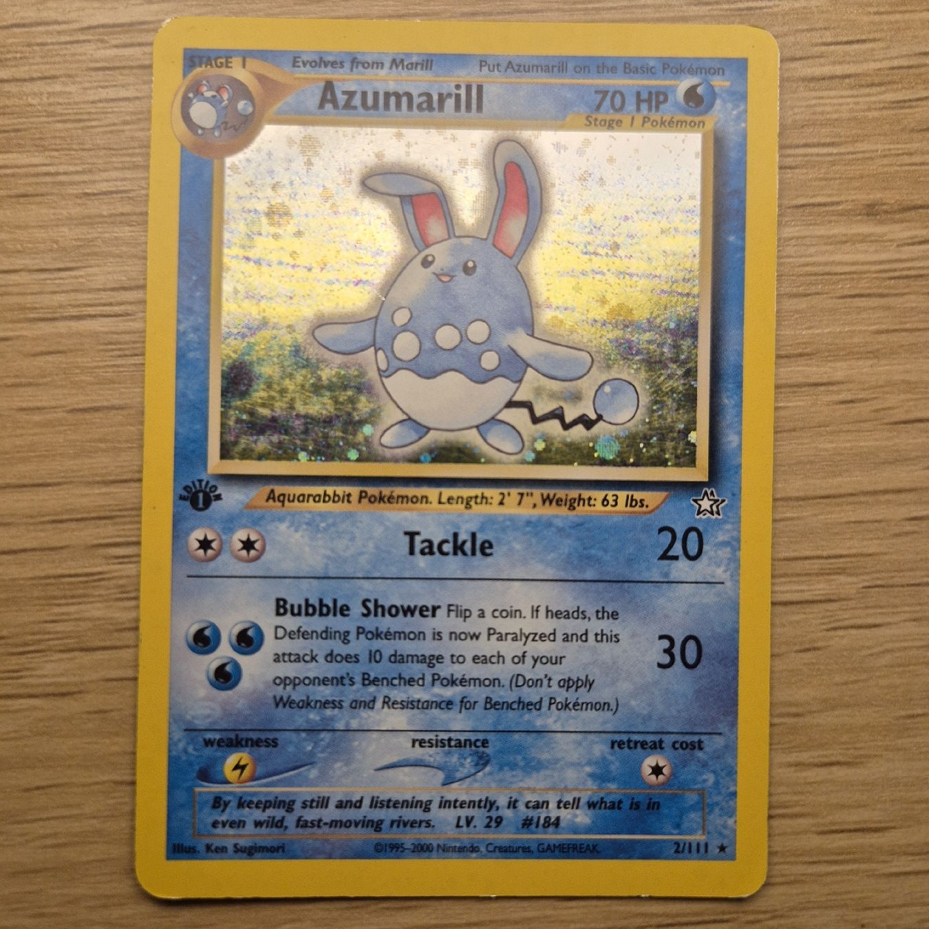 Azumarill holo 1 edition Neo Genesis ENG (Gebraucht) in Ursy für CHF 70 ...