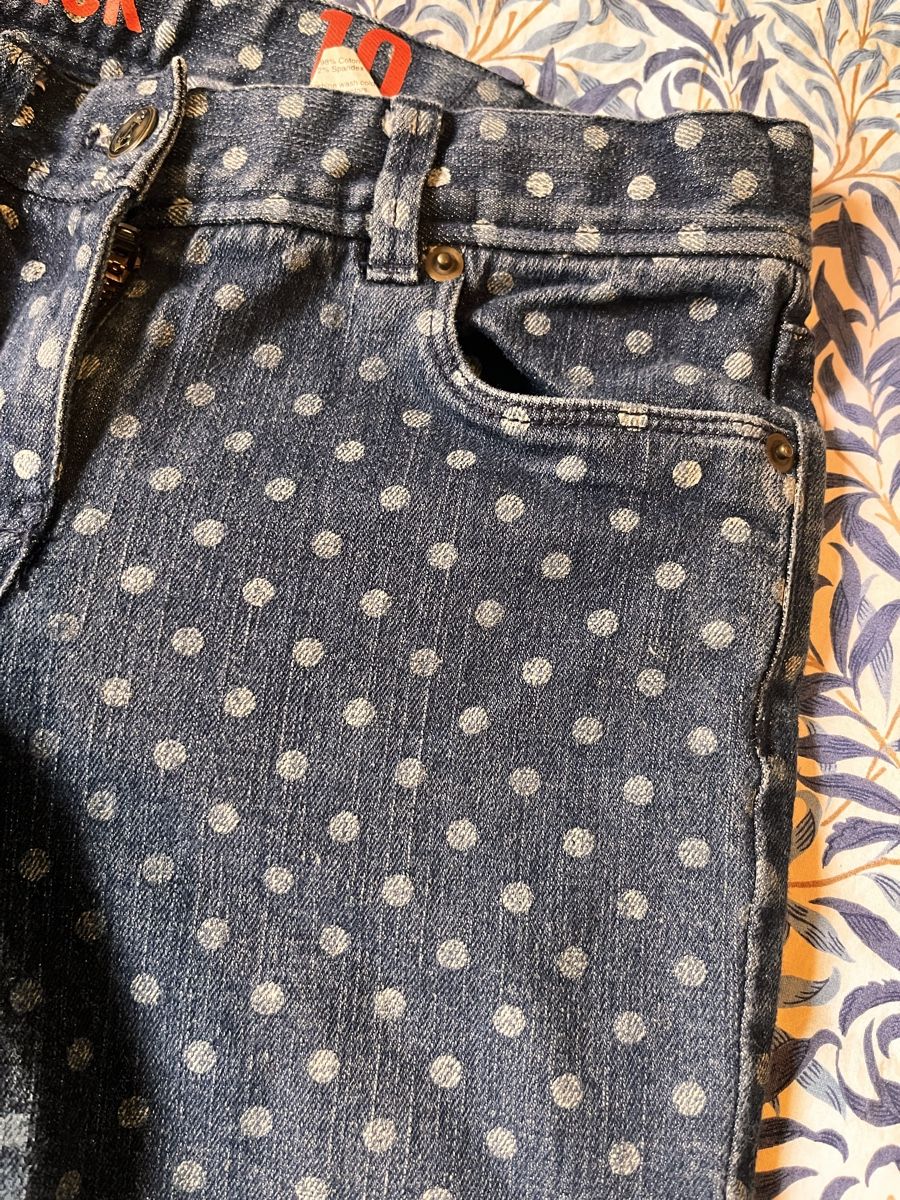 Pantaloni: Crewcuts Jeans - age 10 - Cute polka dot design! – Nuovo (secondo la descrizione) da Genève venduto da dmt_y25y 2
