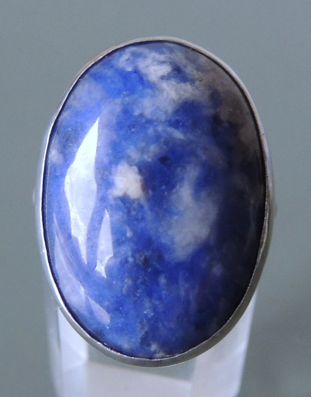 Anelli: Sodalith Silber 925 Fingerring Gr. 52 – Usato da Waldenburg venduto da schaller707 1