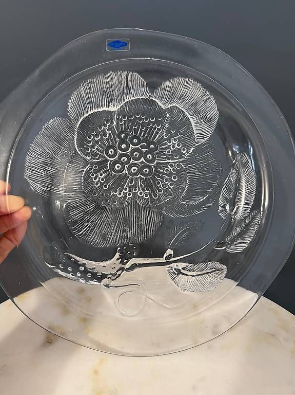 Iittala Bicchieri: Nuutajärvi Pioni  Grosse Glasschale – Usato da Leissigen venduto da SKcool