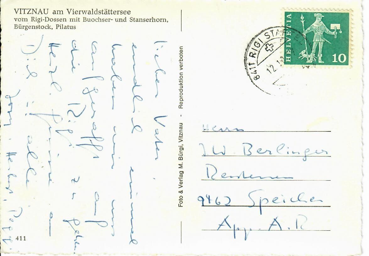 Cartes postales: Vitznau – D'occasion à Hochdorf par Ziegel-16 1
