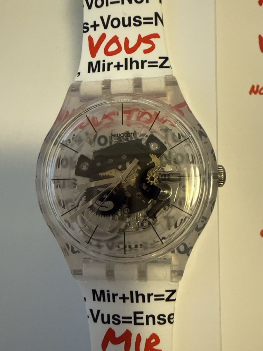 Swatch Smartwatch: Swatch Watch Transparent Limited Collection new – Nuovo e nell'imballaggio originale da Luzern venduto da Alsu_Lucerne