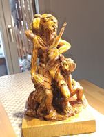 Einmalige drei Seitige Skulptur Heissgips Signatur MILO 80er