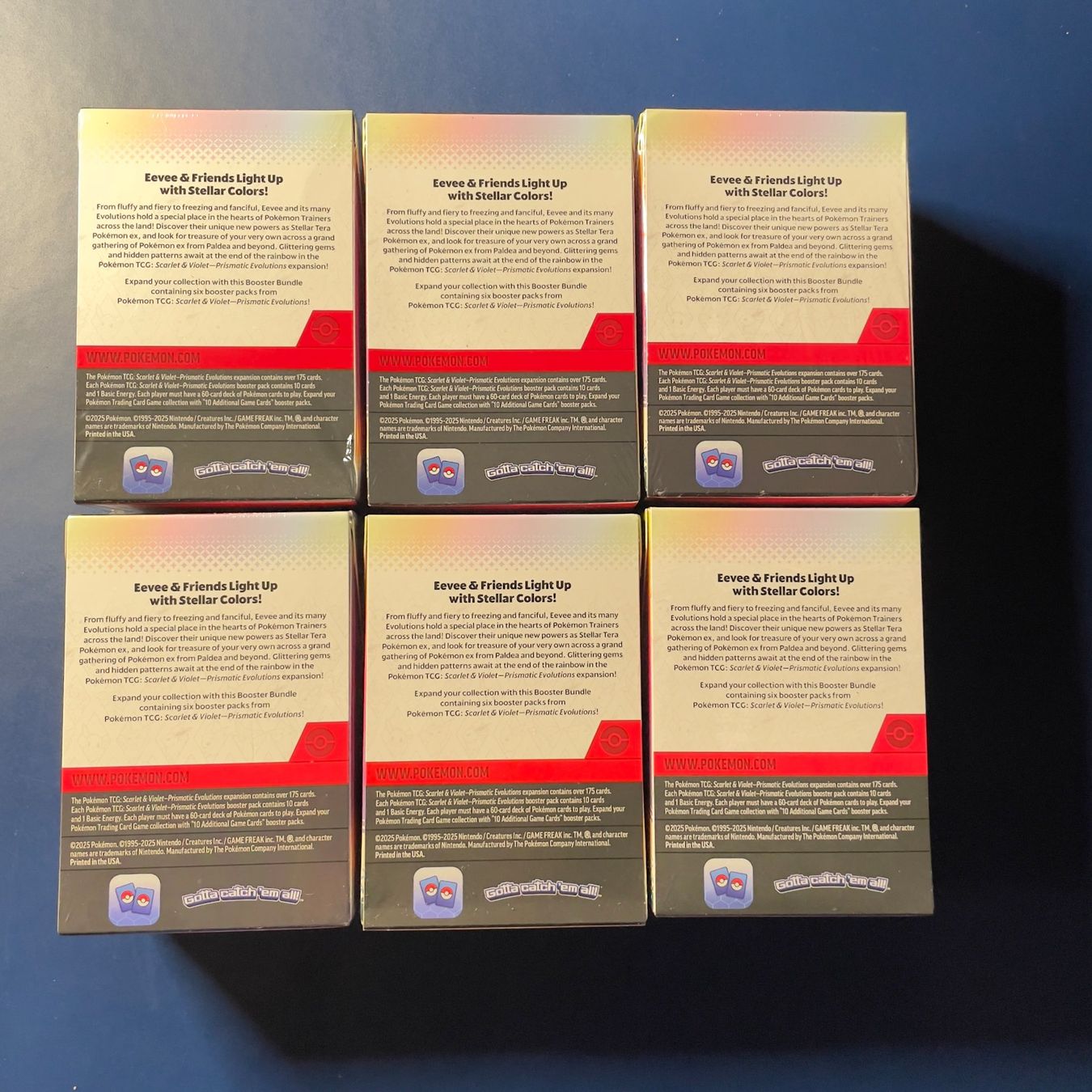 Pokémon Carte collezionabili: 6x Pokémon Prismatic Evolutions Booster Bundle – Nuovo e nell'imballaggio originale da Näfels venduto da ilike2 1