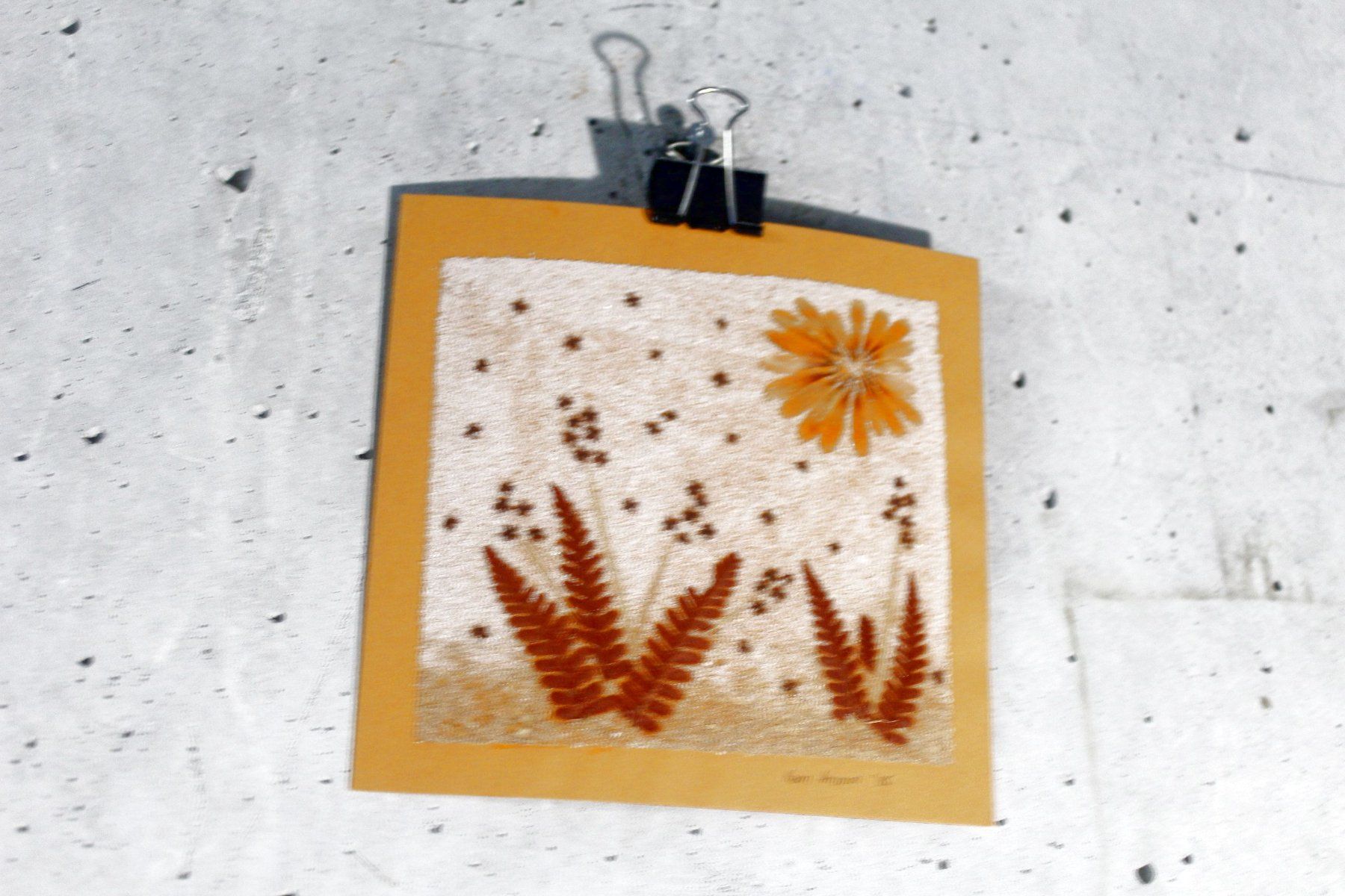 Dipinti: KARIN AMMON, Collage / Objektbild, Florales, 1985, signiert – Usato da Bern venduto da Vitaneuf 5