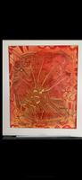 Orange⚡️ Acryl Bild einer nebenberuflichen Künstlerin