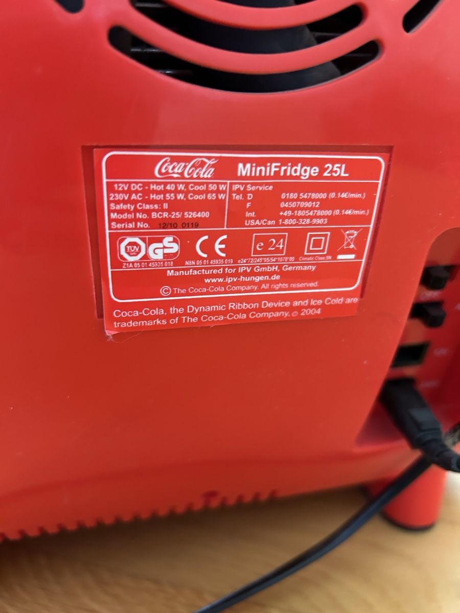 Frigoriferi: Coca Cola Mini Kühlschrank 25l   – Usato da Embrach venduto da Ladybug87 3