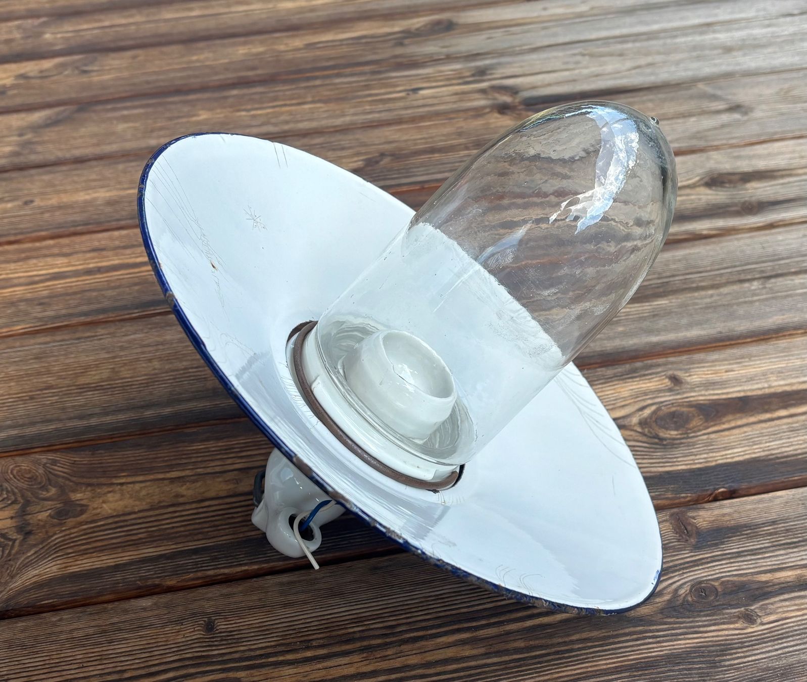 Lampes: antike Stalllampe Deckenlampe – D'occasion à Lüchingen par Eeizo 7