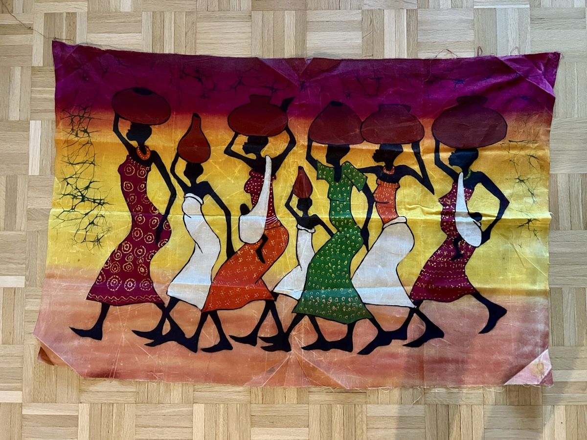 Tutte le decorazioni: Afrikanisches Wandtuch, Handarbeit – Usato da Basel venduto da shirley_gold