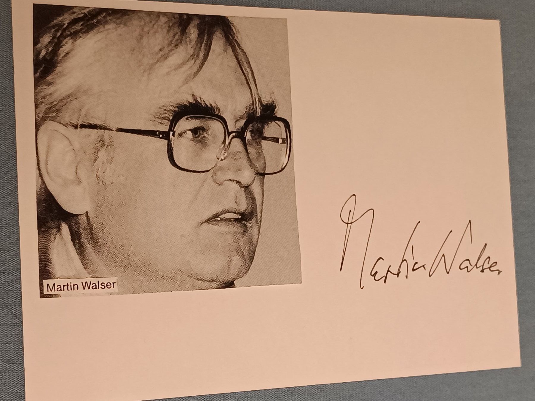 Autographes: Martin Walser - verstorben - handsigniert – D'occasion à Menziken par Autogramme