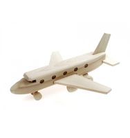 Passagierflugzeug aus Holz Modell
