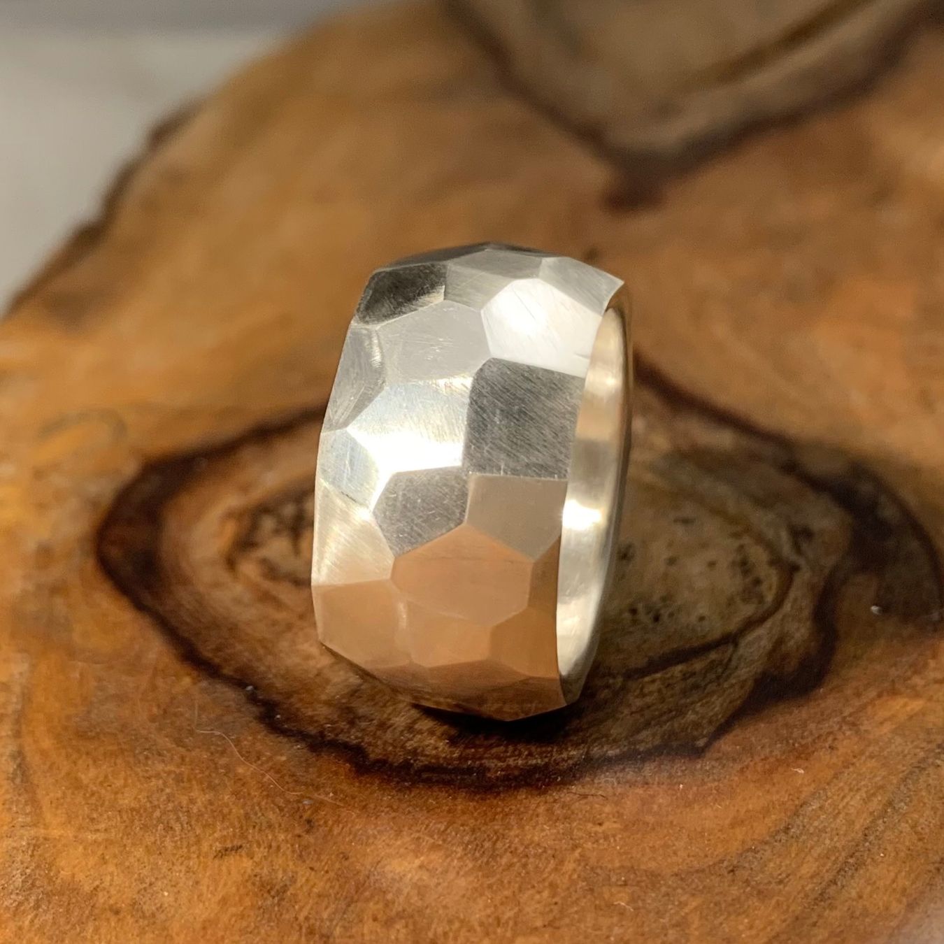 Ringe: Silberring Facettiert Gr.57 – Neu (gemäss Beschreibung) aus Thun von Svonskj 2