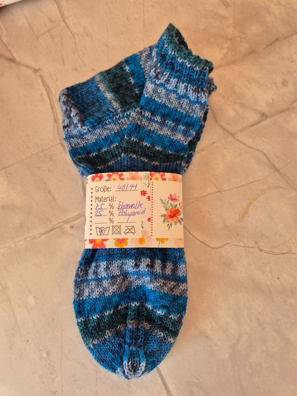 Calze: LANG "Super Soxx" Gr. 40/41- Handmade - Neu – Nuovo e nell'imballaggio originale da Lyssach venduto da ladyfly 1