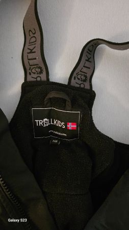 Trollkids Skihose Winterhose Schwarz Gr. 116 Top Zustand