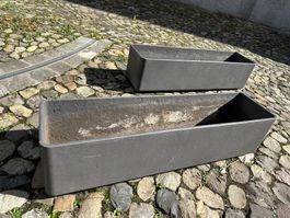 2 Stk. Blumenkasten Blumenkisten Eternit