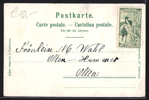 Cartoline postali: Litho Basel, Theater, Spalen-Thor, Panor – Usato da Berlin venduto da bartko-reher 1