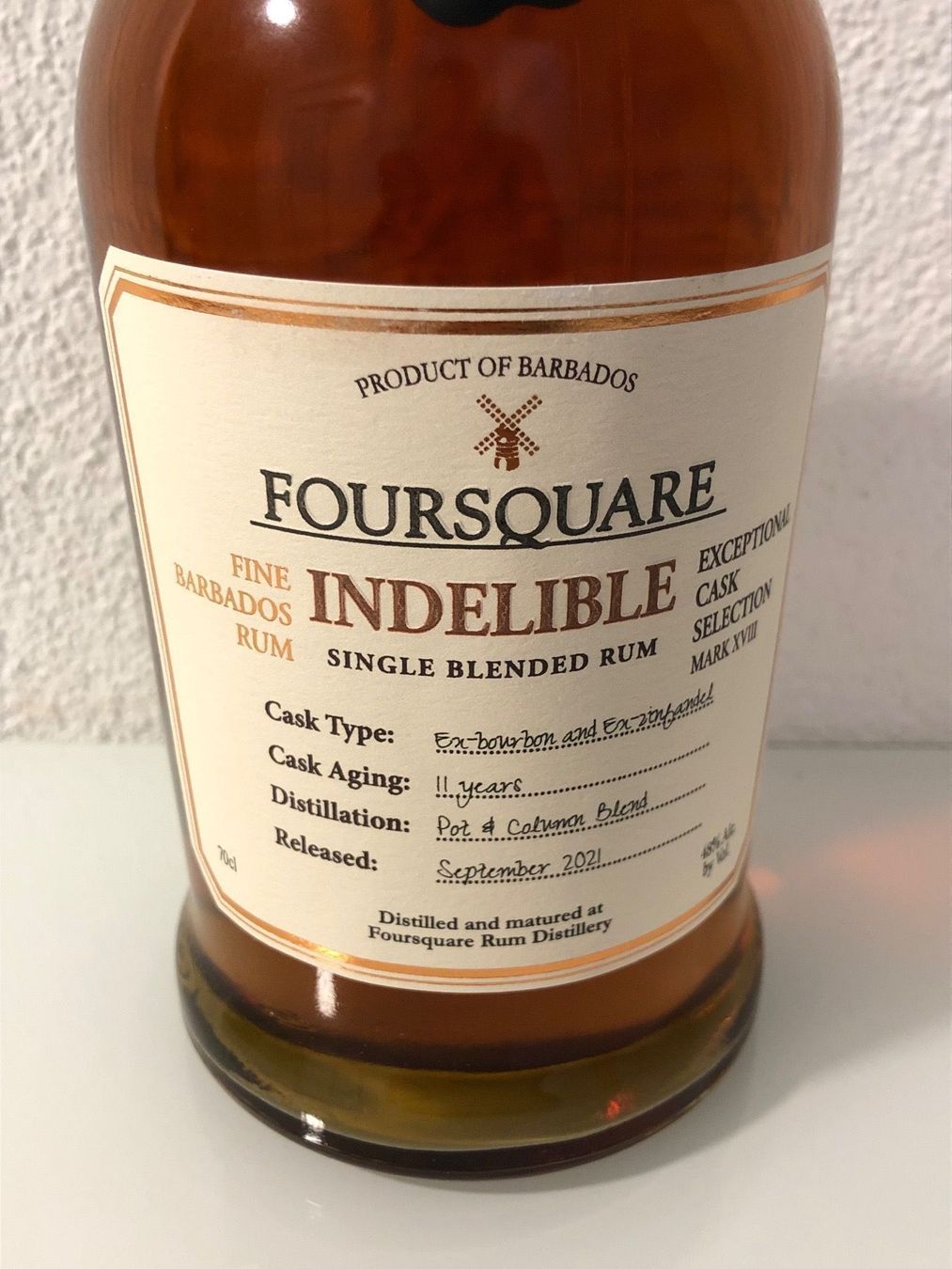 Bevande alcoliche: FOURSQUARE Indelible Rum 2021 – Nuovo e nell'imballaggio originale da Zug venduto da A1L-B 1