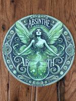 Absinthe / Schönes Blechschild / fluoreszierend / neu