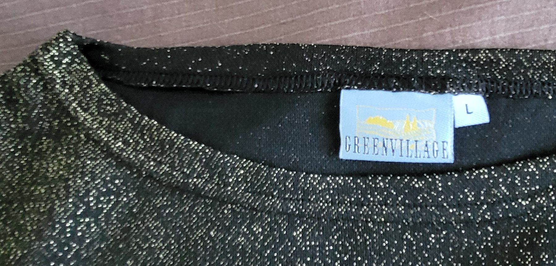 Pullover & Sweatshirts: Glitzer Pullover Schwarz/Gold Gr. L – Gebraucht aus Adlikon b.Regensdf von YvZi 3