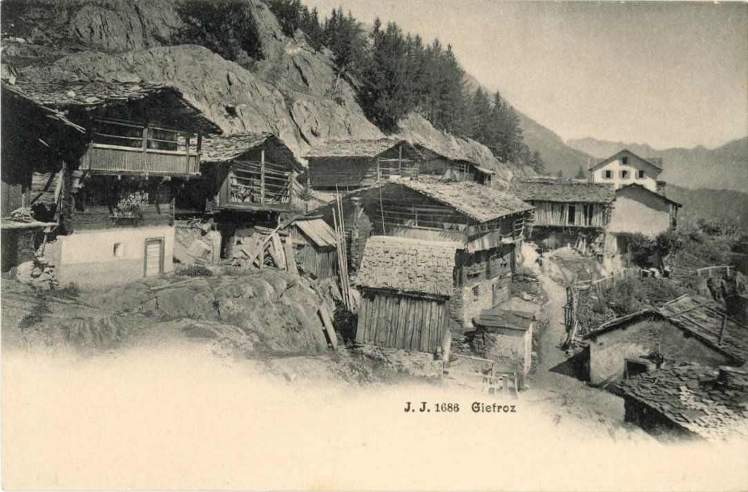 Ansichtskarten: Giétroz   VS          ca.  1 9 0 0 – Gebraucht aus Brig von Valcards54
