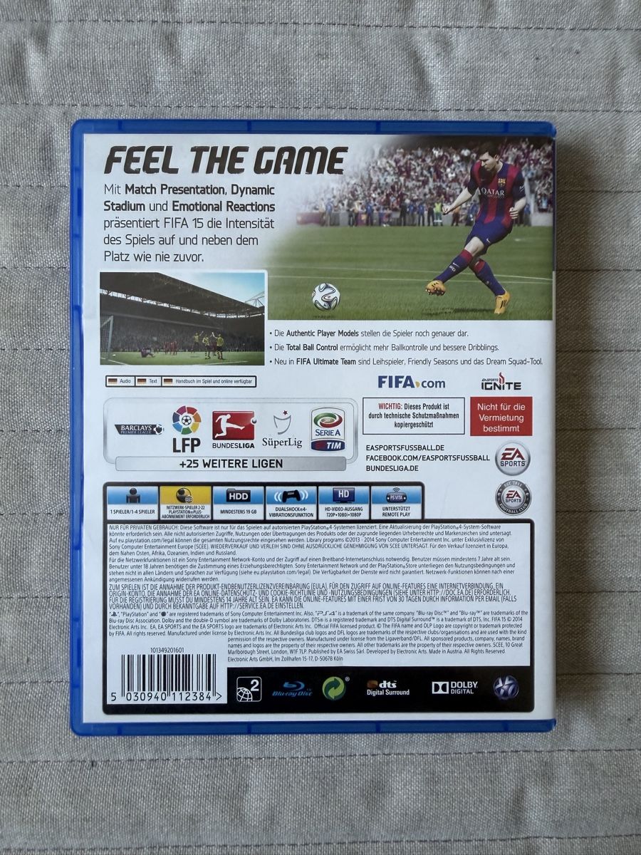 Sony Giochi: FIFA 15 für PS4 – Usato da Thunstetten venduto da Virus_33 2