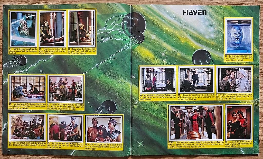 Panini Album: Star Trek The Next Generation Panini Stickeralbum 1992 – Usato da Würenlingen venduto da lionhill77 2