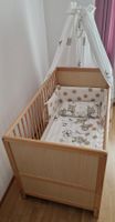 Kinderbett-Set aus Buche (70x140 cm) Komplettausstattung