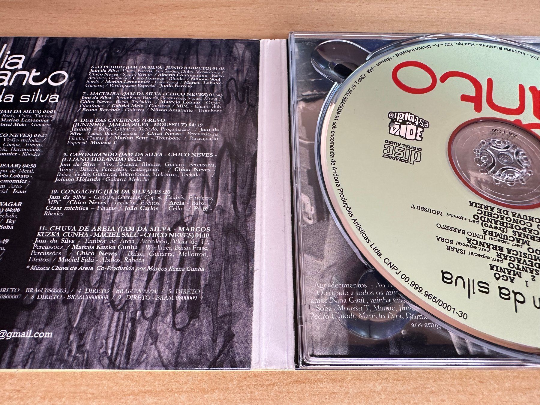 CD: Jam da Silva – Dia Santo – Usato da Rikon im Tösstal venduto da Alpenmutz 2