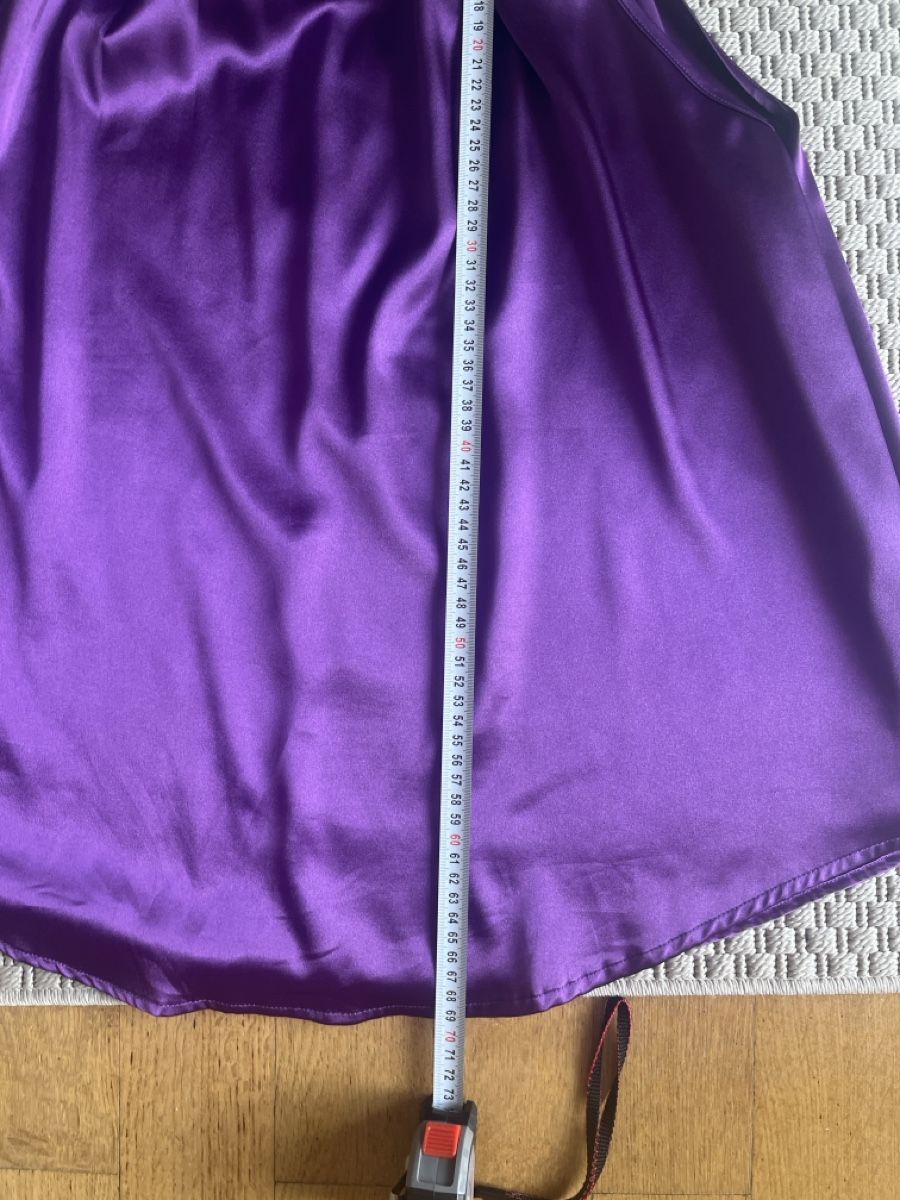 Tops: Neckholdertop, lila, glänzend, XL – Gebraucht aus Solothurn von Bobesch08 6