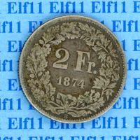 CHF___2.00 1874 s 2 Franken