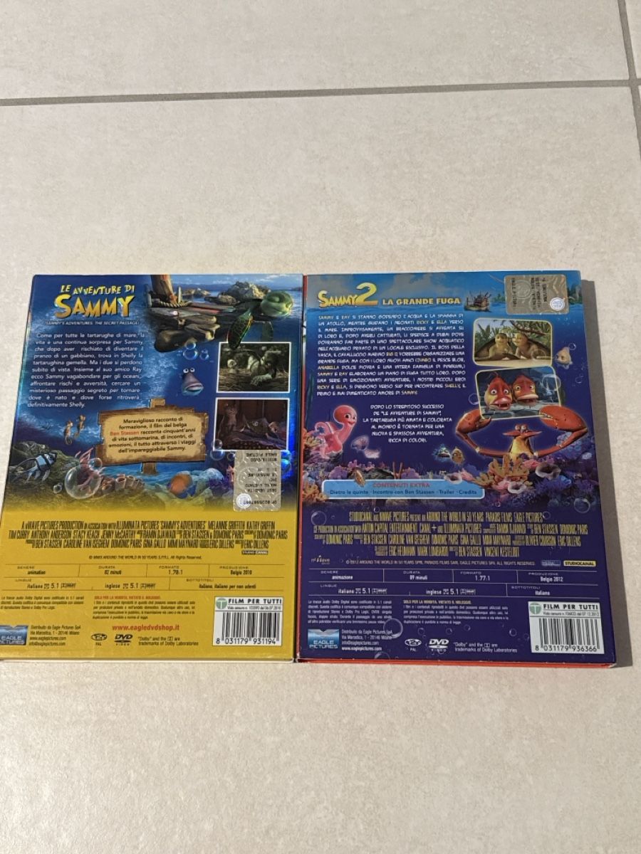 Tutti i DVDs: Sammy 1,2 – Usato da Cadenazzo venduto da nick995 1