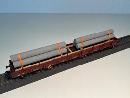H0 Ladegut für Flachwagen / Rungenwagen Märklin / Roco etc.