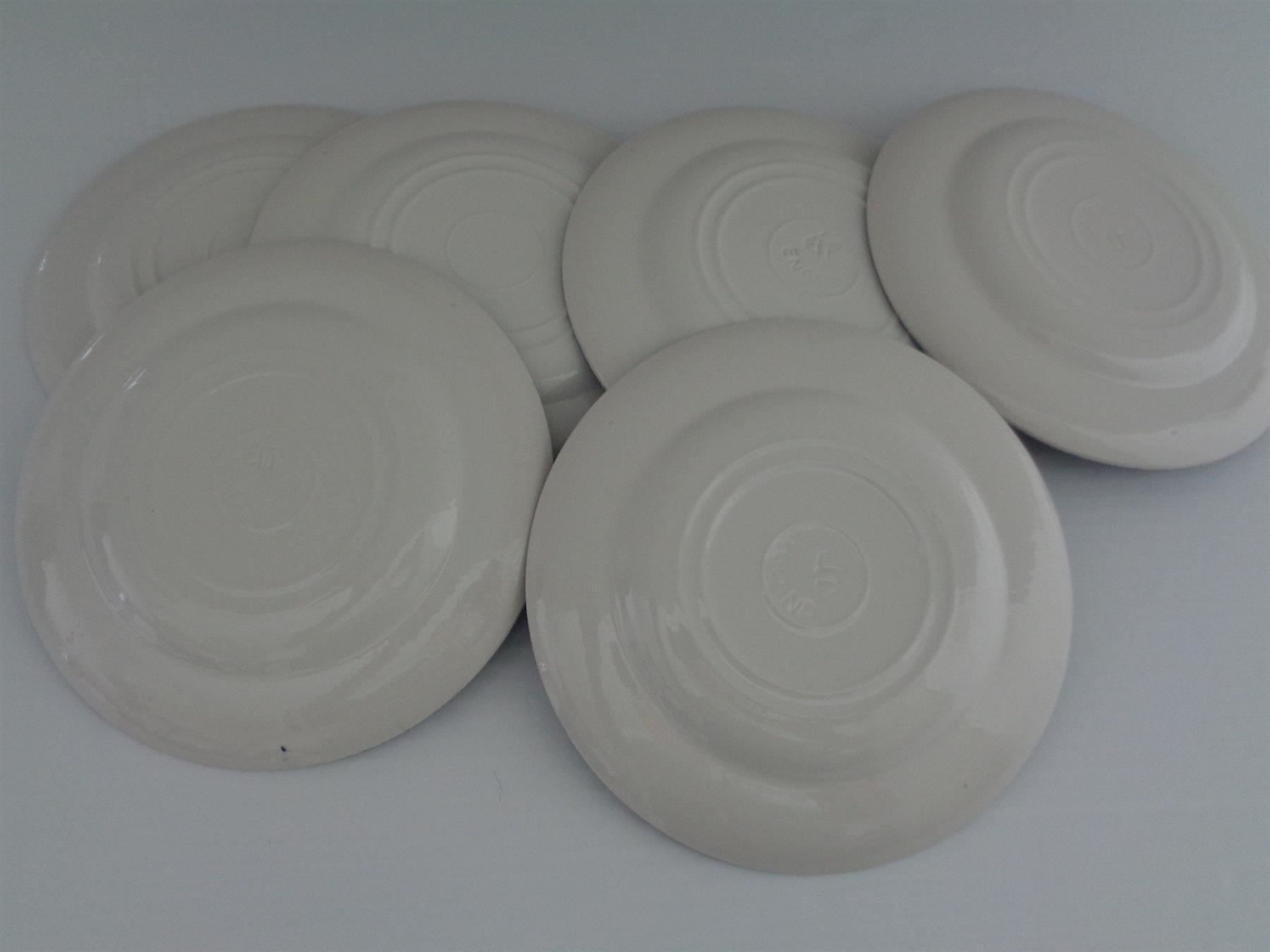 Teller: 6 Dessertteller - Ironstone England blau – Gebraucht aus Chur von omonia 7