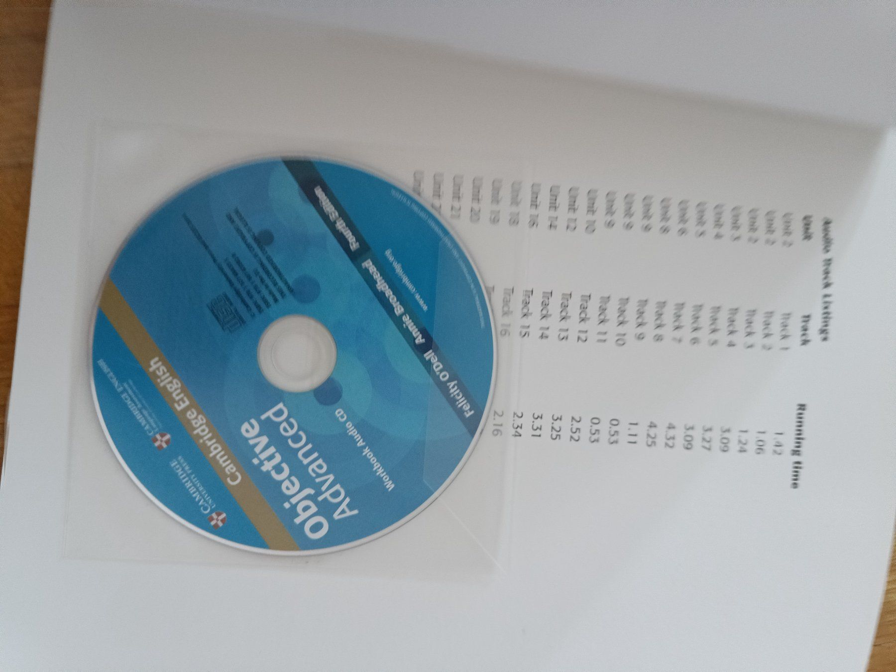 Libri: Cambridge Objective Advanced Workbook - Top Zustand! Mit CD – Usato da Münsingen venduto da inc_nyh8 1