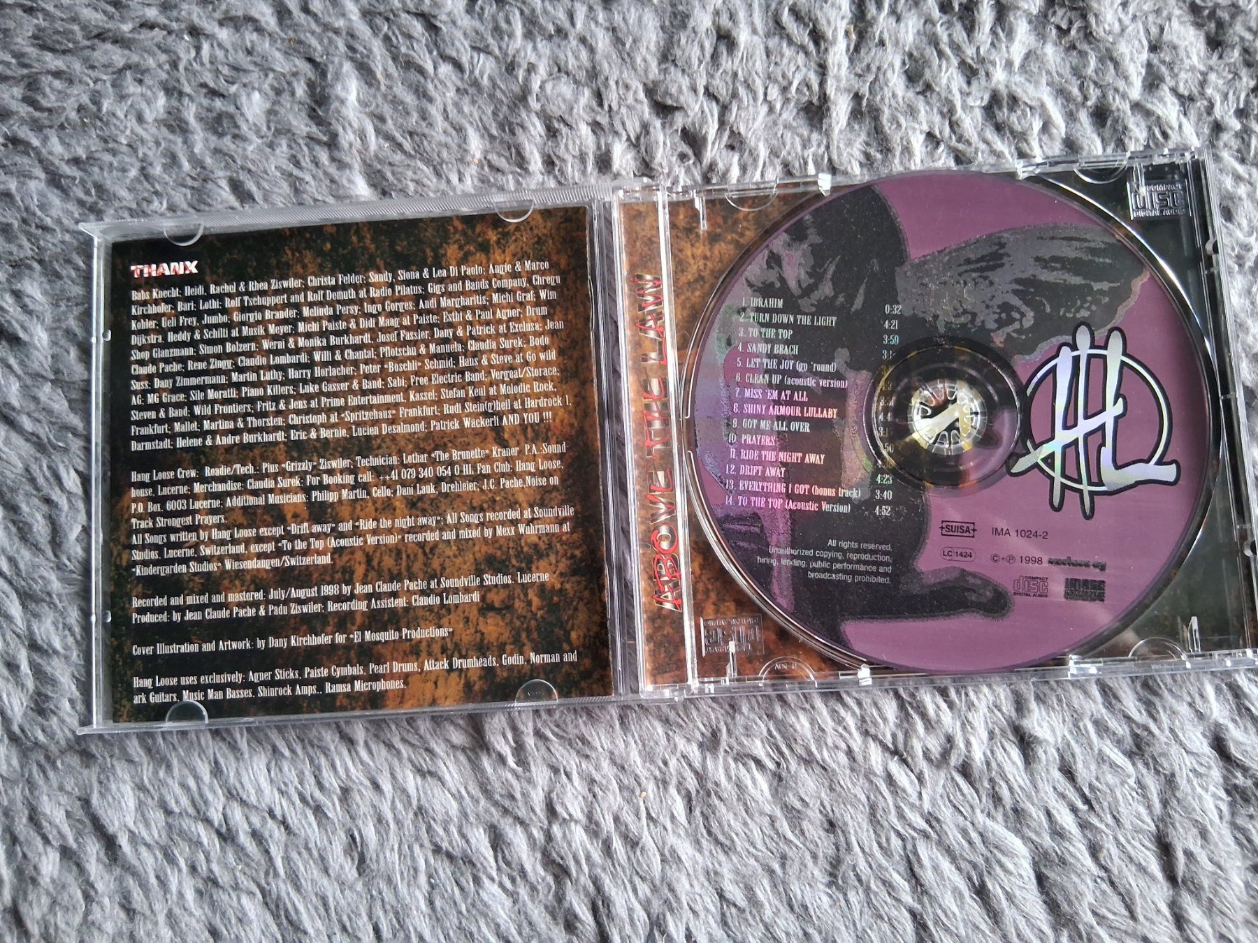 CD: HANG LOOSE      ABOVE THE LAW     CD – Usato da Wetzikon ZH venduto da Ramones01 2