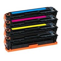 AKTION 4xToner Ersatz HP 125A (CB540A/CB541A/CB542A/CB543A)