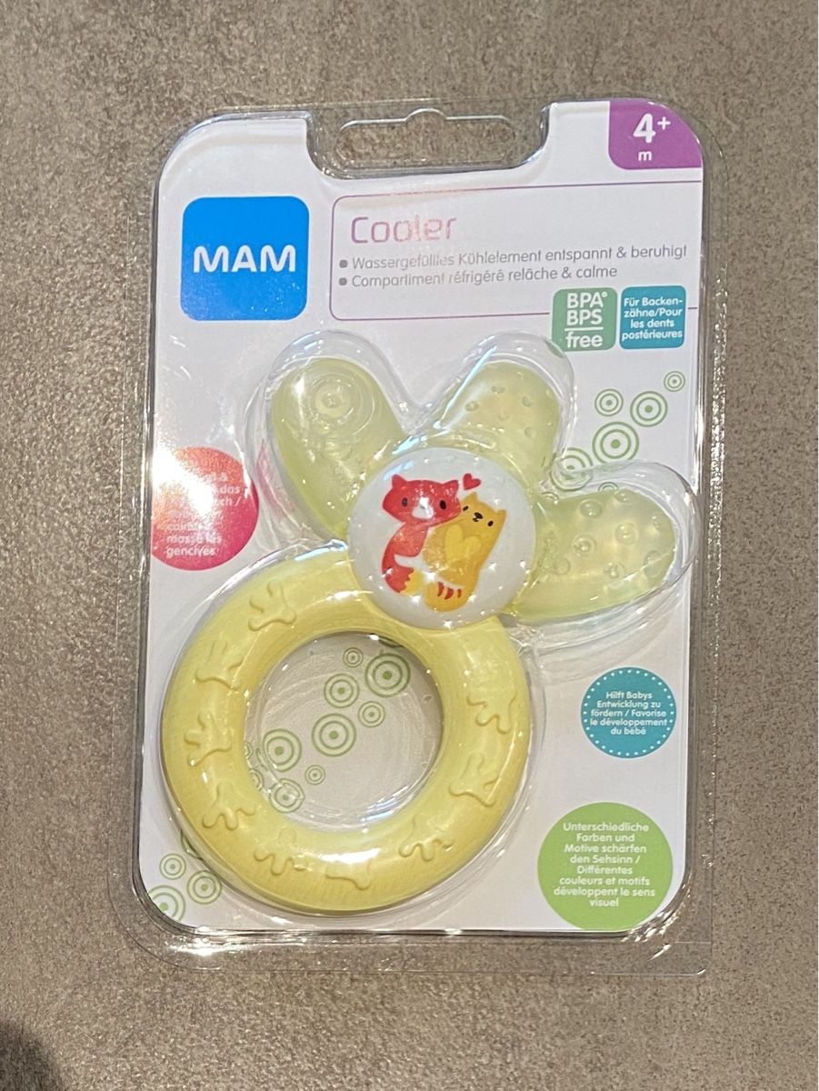 Mam Succhiotti & catenelle porta ciuccio: MAM Beissring Cooler – Nuovo e nell'imballaggio originale da Altikon venduto da stebu85