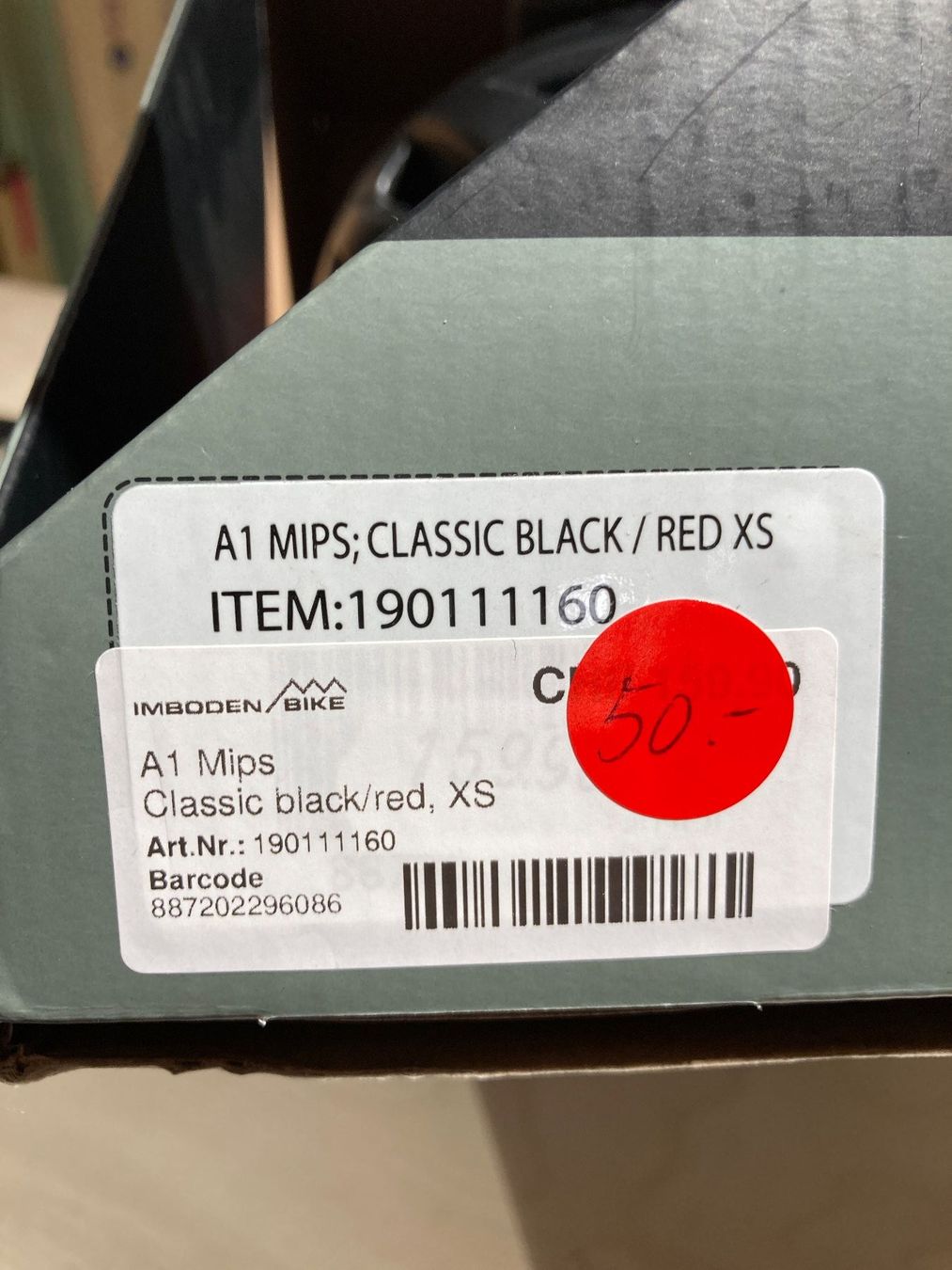 Helme: Troy Lee A1 Mips Helm Classic Black/Red, X-Small – Neu (gemäss Beschreibung) aus Lauterbrunnen von Imboden-Bike 4