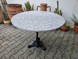 Granittisch Gartentisch Bistrotisch